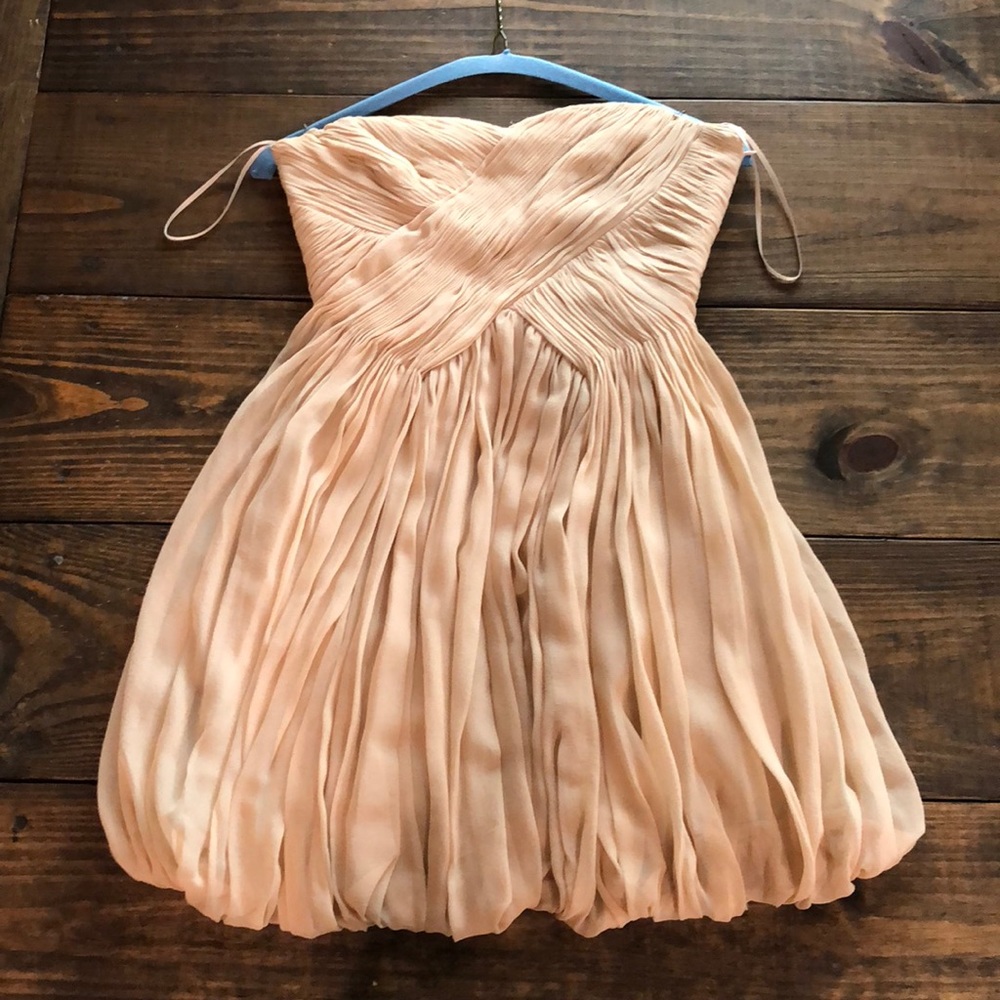 Tibi Blush Strapless Dress